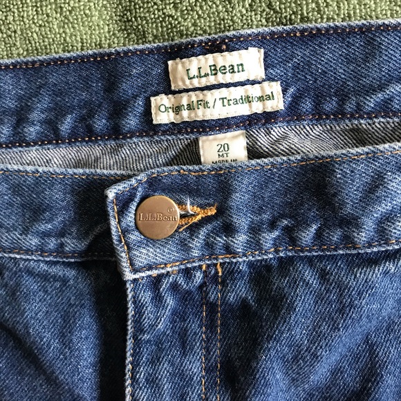 EUC LLBean Double L 100% Cotton Jeans - 20MT - Picture 2 of 9